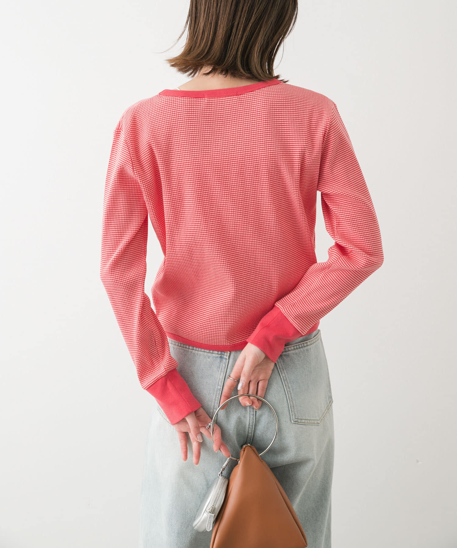 SENSE OF PLACE by URBAN RESEARCH「Vネックバイカラートップ」|Tシャツ・カットソー|