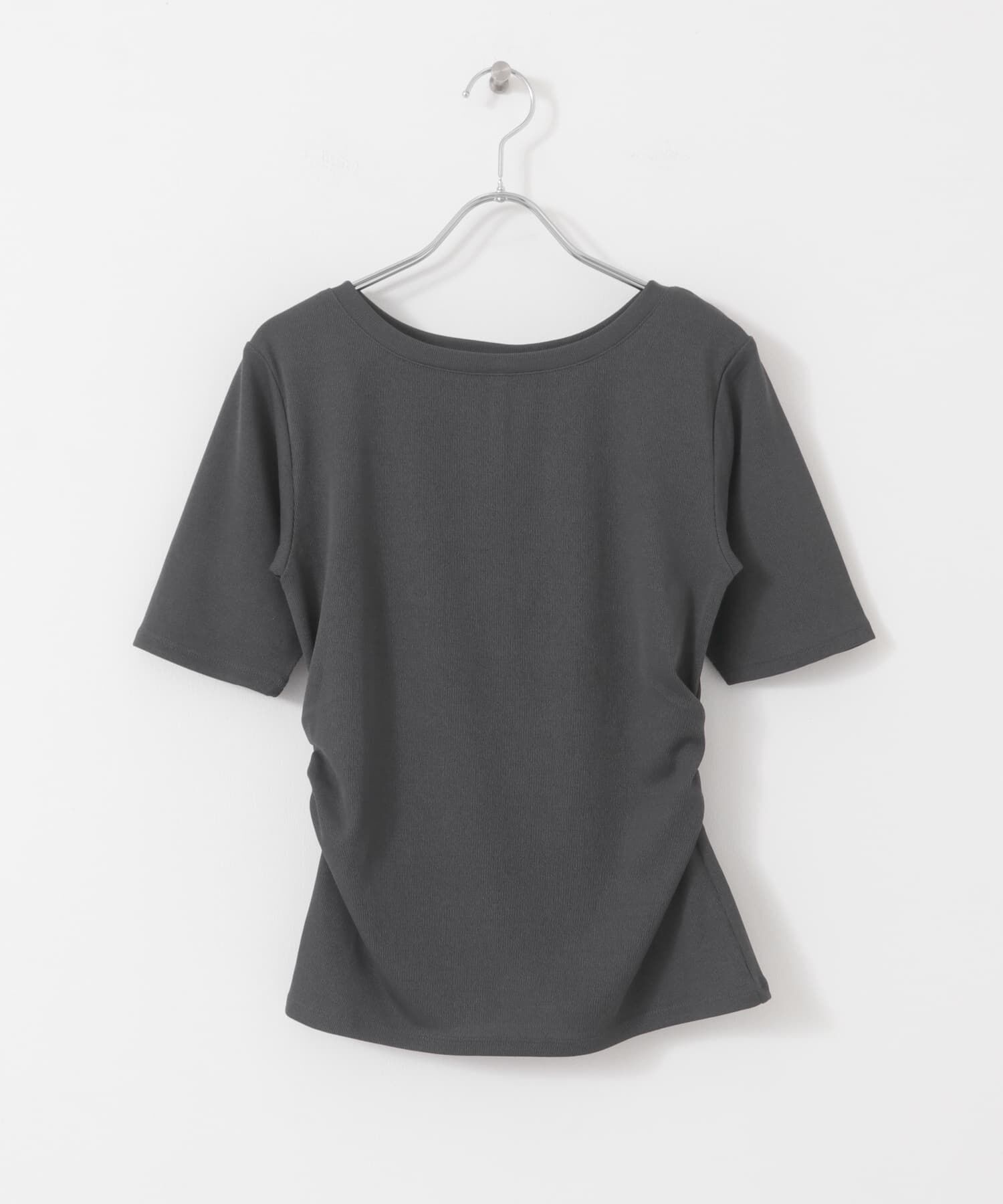 SENSE OF PLACE by URBAN RESEARCH「2WAYウエストギャザーリブトップ」|Tシャツ・カットソー|