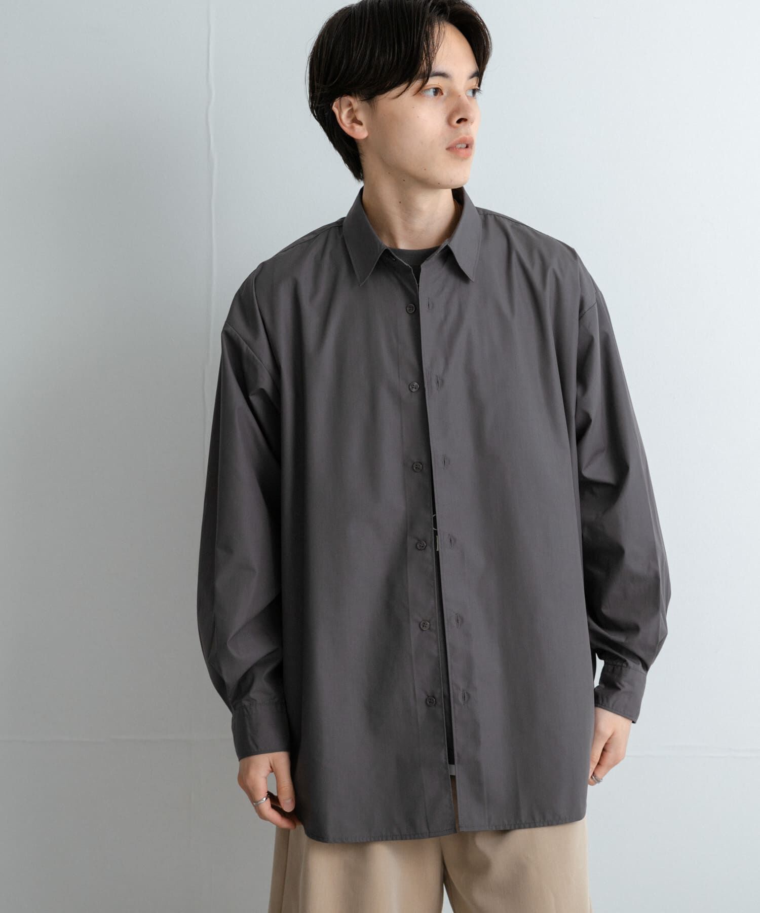 SENSE OF PLACE by URBAN RESEARCH「『ユニセックス』ブロードレギュラーカラールーズシャツ」|シャツ・ブラウス|