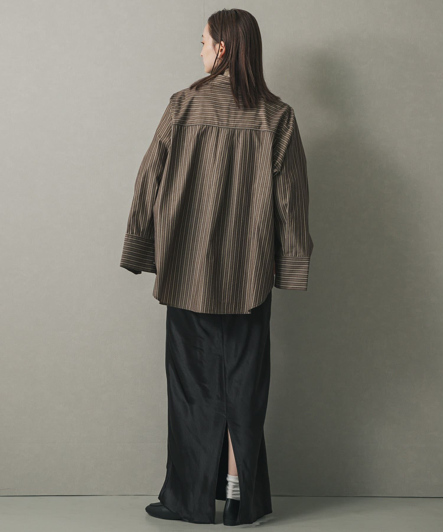 SENSE OF PLACE by URBAN RESEARCH「スリットスリーブルーズシャツ」|シャツ・ブラウス|