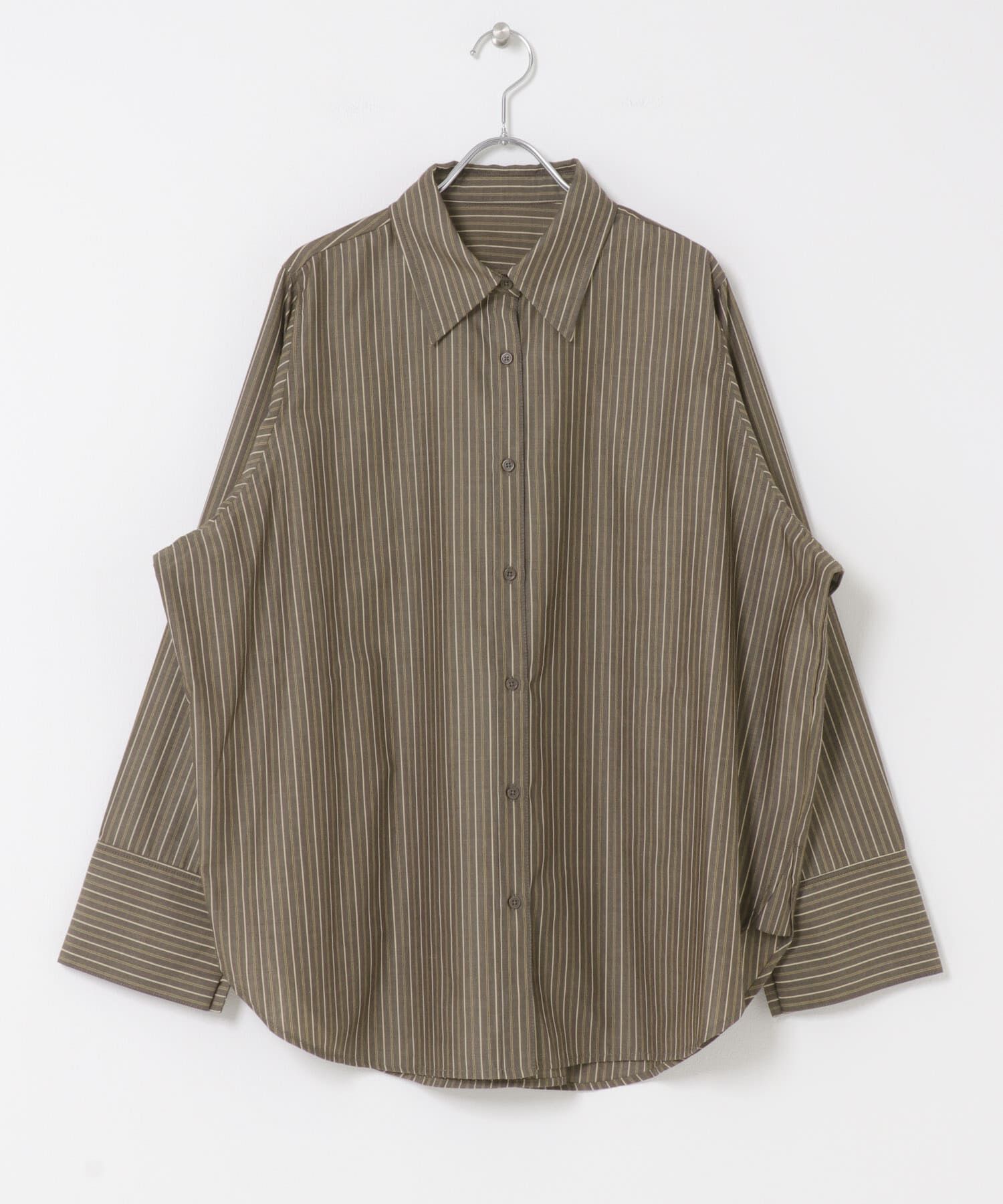 SENSE OF PLACE by URBAN RESEARCH「スリットスリーブルーズシャツ」|シャツ・ブラウス|