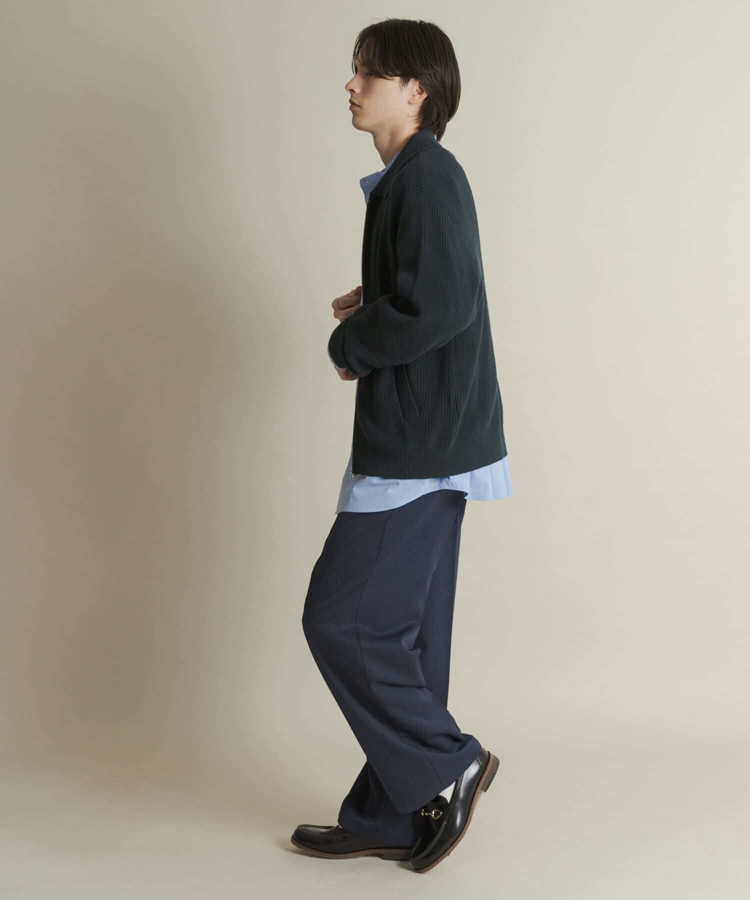 SENSE OF PLACE by URBAN RESEARCH「ダブルジップニットカーディガン」|ニット・セーター|