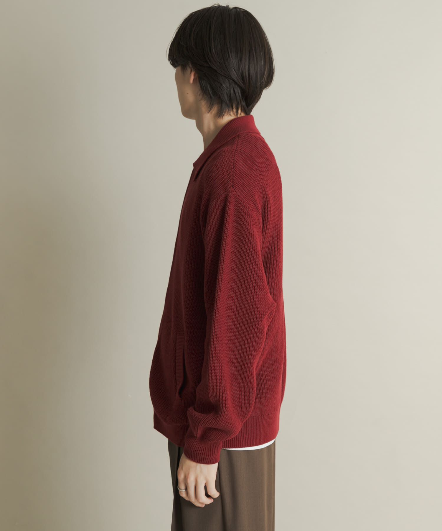 SENSE OF PLACE by URBAN RESEARCH「ダブルジップニットカーディガン」|ニット・セーター|