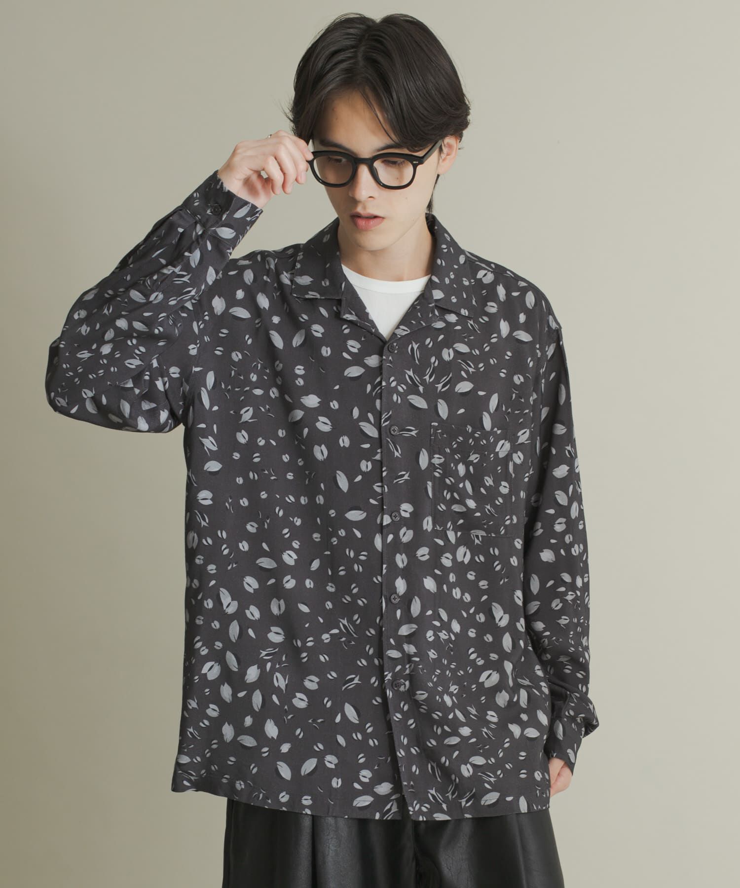 SENSE OF PLACE by URBAN RESEARCH「アソートパターンオープンカラーロングスリーブシャツ」|シャツ・ブラウス|