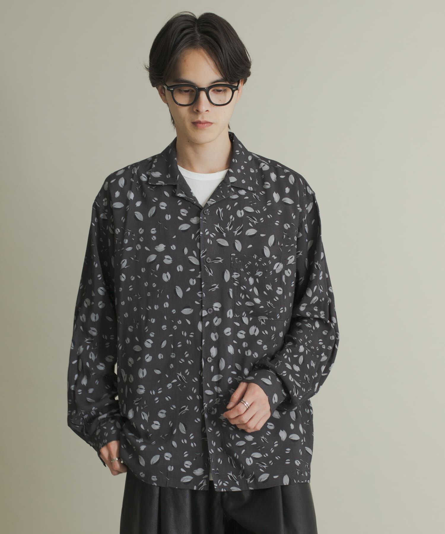 SENSE OF PLACE by URBAN RESEARCH「アソートパターンオープンカラーロングスリーブシャツ」|シャツ・ブラウス|