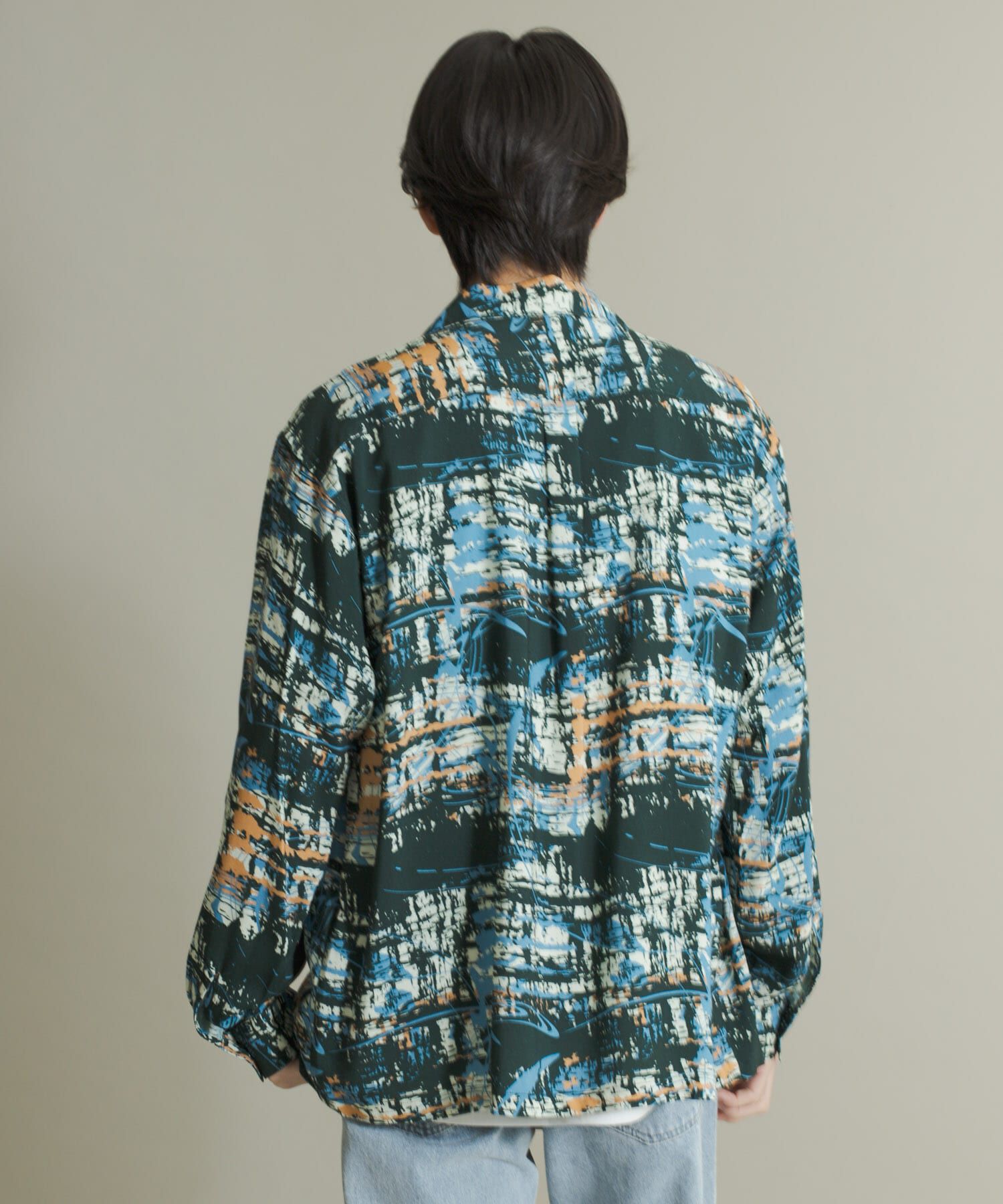 SENSE OF PLACE by URBAN RESEARCH「アソートパターンオープンカラーロングスリーブシャツ」|シャツ・ブラウス|