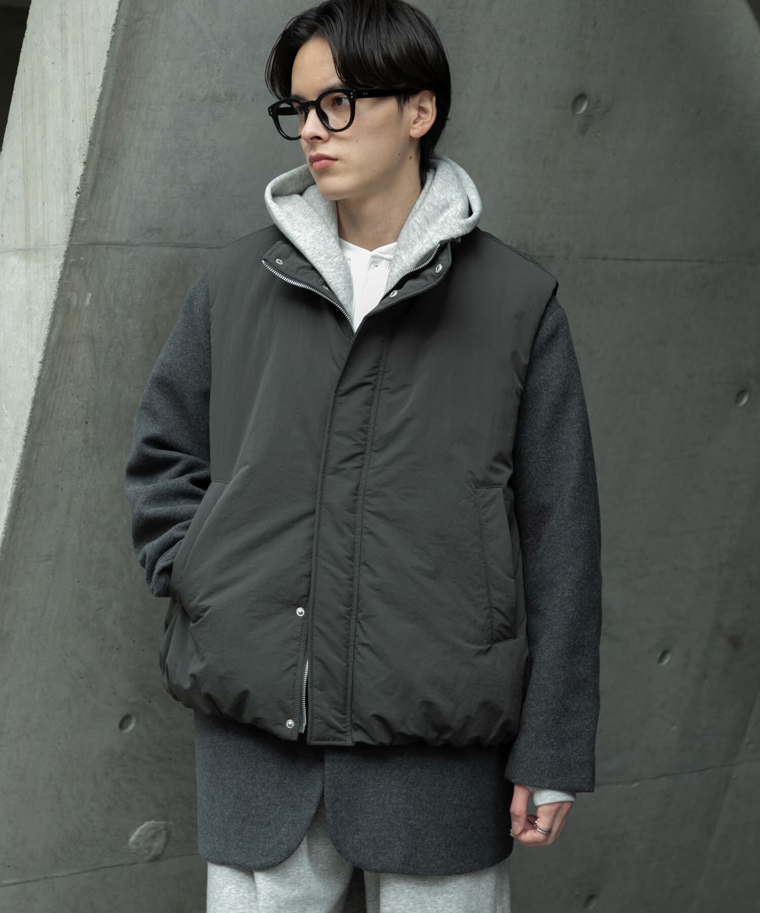 SENSE OF PLACE by URBAN RESEARCH「ナイロンユーティリティーベスト」|ダウンベスト・ベスト|