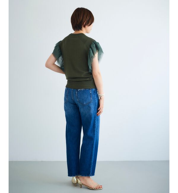 le.coeur blanc「チュールスリーブニット」|ニット・セーター|