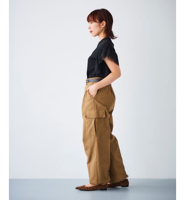 le.coeur blanc「チュールスリーブニット」|ニット・セーター|