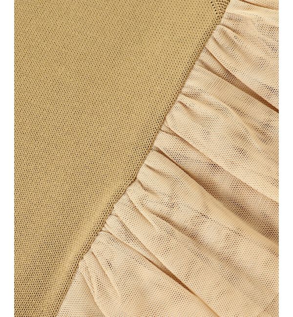 le.coeur blanc「チュールスリーブニット」|ニット・セーター|