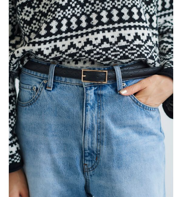 le.coeur blanc「ステッチベルト」|ベルト|