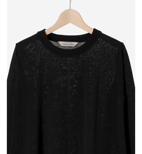 le.coeur blanc「《手洗い可能》TORRAZZO DONNAニットドッキングワンピース」|ワンピース|