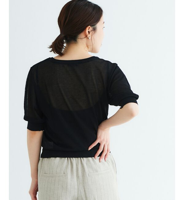  「《WEB限定アイテム》ウォッシャブルクルーネックニット」|ニット・セーター|