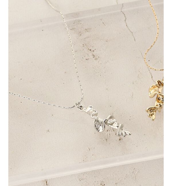 le.coeur blanc「ツイストメタルトップネックレス」|ネックレス|