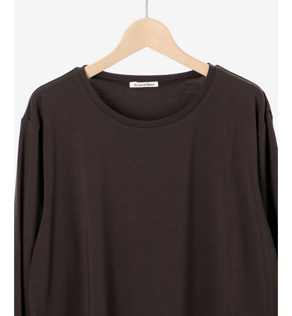 le.coeur blanc「《手洗い可能》ラウンドヘムカットソープルオーバー」|Tシャツ・カットソー|