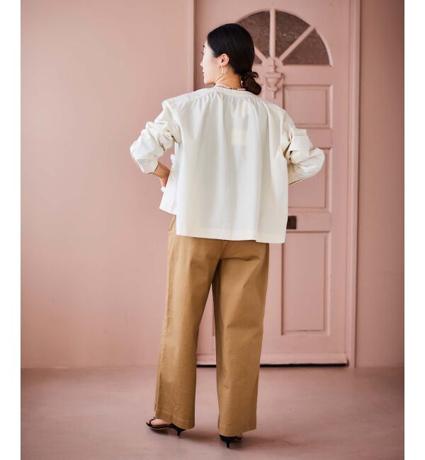 le.coeur blanc「TORRAZZO DONNAフラワーモチーフブラウス」|シャツ・ブラウス|