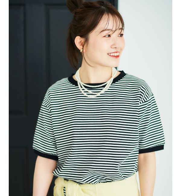  「STAR&STRIPE リンガーTEE」|Tシャツ・カットソー|