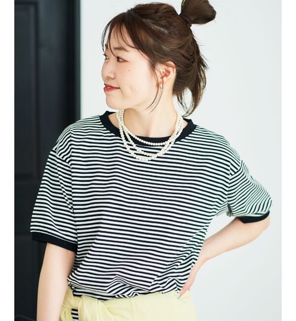  「STAR&STRIPE リンガーTEE」|Tシャツ・カットソー|