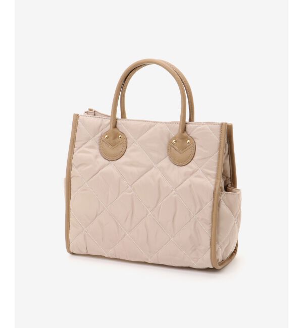 le.coeur blanc「キルティングスクエアトート」|トートバッグ|