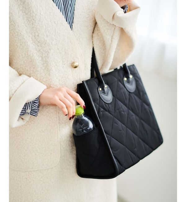 le.coeur blanc「キルティングスクエアトート」|トートバッグ|