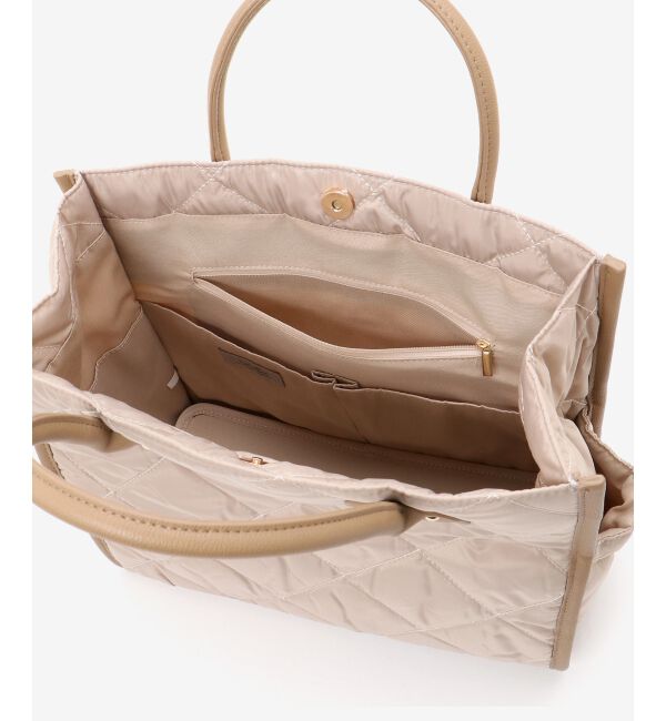 le.coeur blanc「キルティングスクエアトート」|トートバッグ|