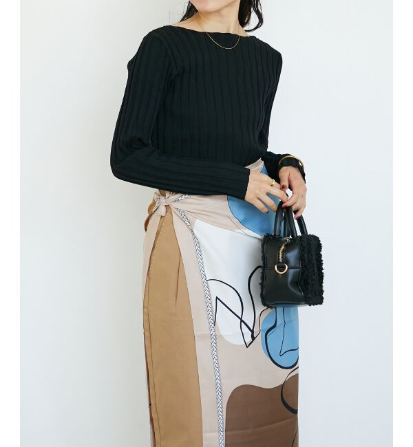  「ニュアンスプリントビッグスカーフ」|バンダナ・スカーフ|