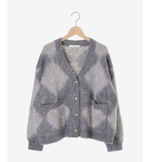  「TORRAZZO DONNA別注アーガイルニットカーデ」|カーディガン|