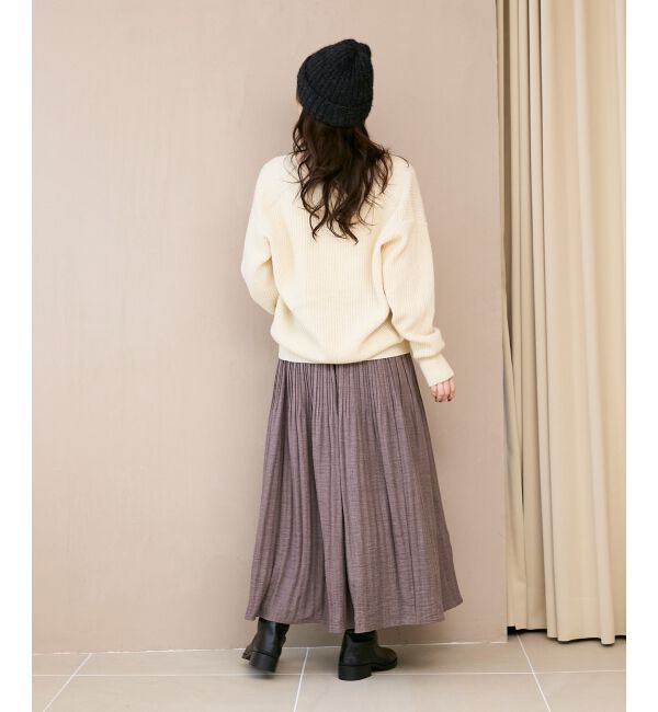  「メッセージ刺繍Vカーディガン」|カーディガン|