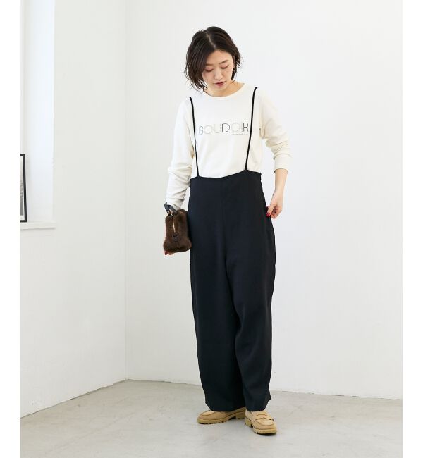  「【吸湿発熱】スタッズロゴカットソー」|Tシャツ・カットソー|