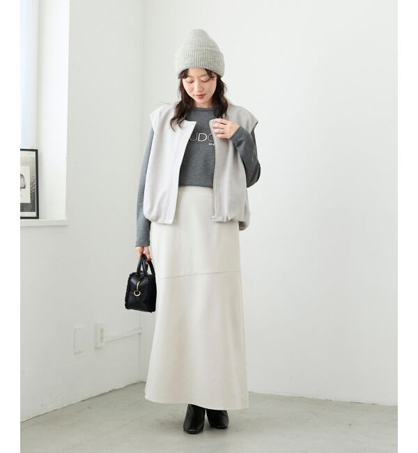  「【吸湿発熱】スタッズロゴカットソー」|Tシャツ・カットソー|