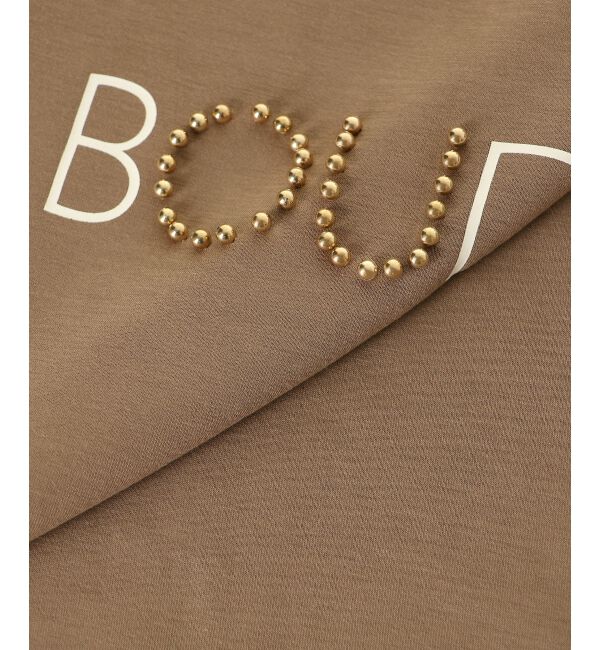  「【吸湿発熱】スタッズロゴカットソー」|Tシャツ・カットソー|