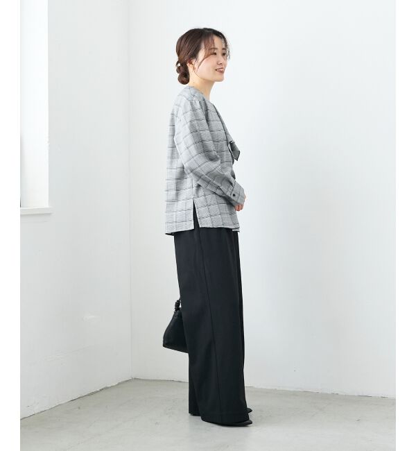  「【吸湿/発熱】裏起毛ツータックパンツ」|その他|