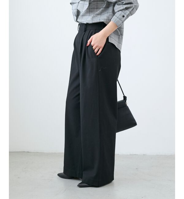  「【吸湿/発熱】裏起毛ツータックパンツ」|その他|