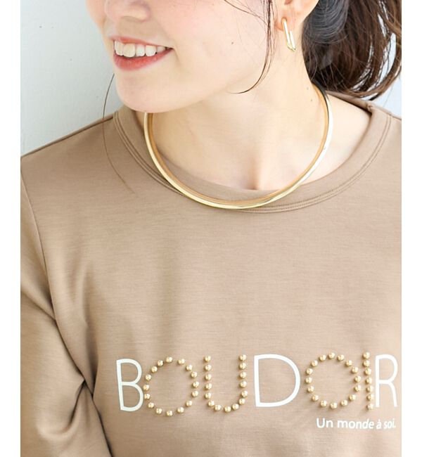  「O フラットネックカフ」|ネックレス|