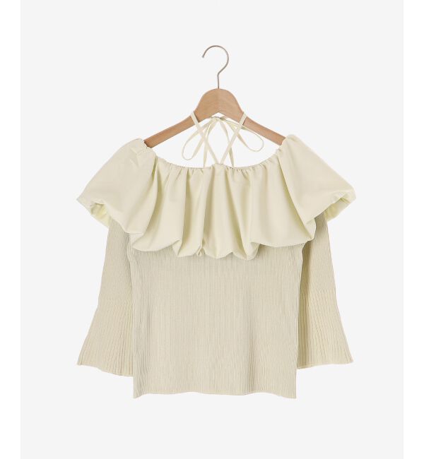 MAJESTICLEGON「バルーンカラーニット」|ニット・セーター|