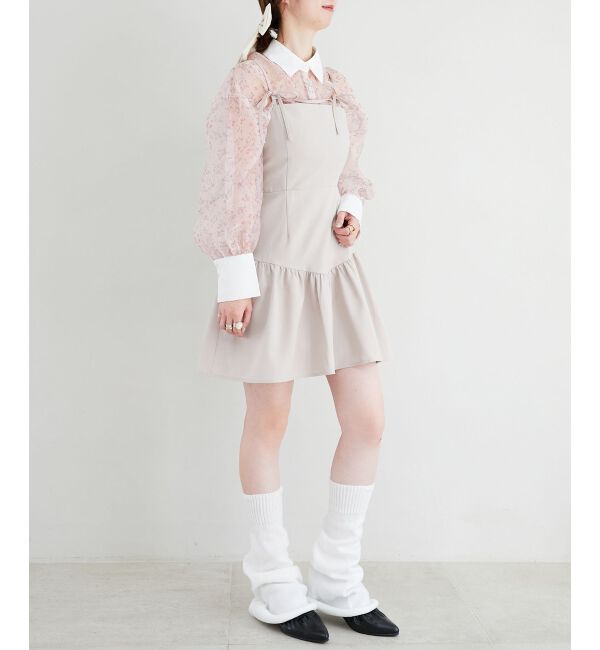 MAJESTICLEGON「Bloomingフラワーボウタイシャツ」|シャツ・ブラウス|