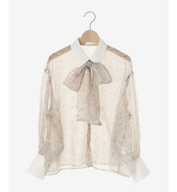 MAJESTICLEGON「Bloomingフラワーボウタイシャツ」|シャツ・ブラウス|
