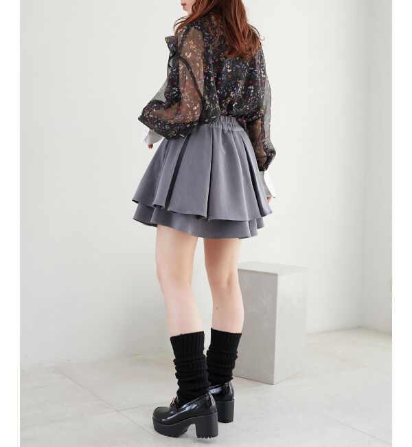 MAJESTICLEGON「Bloomingフラワーボウタイシャツ」|シャツ・ブラウス|