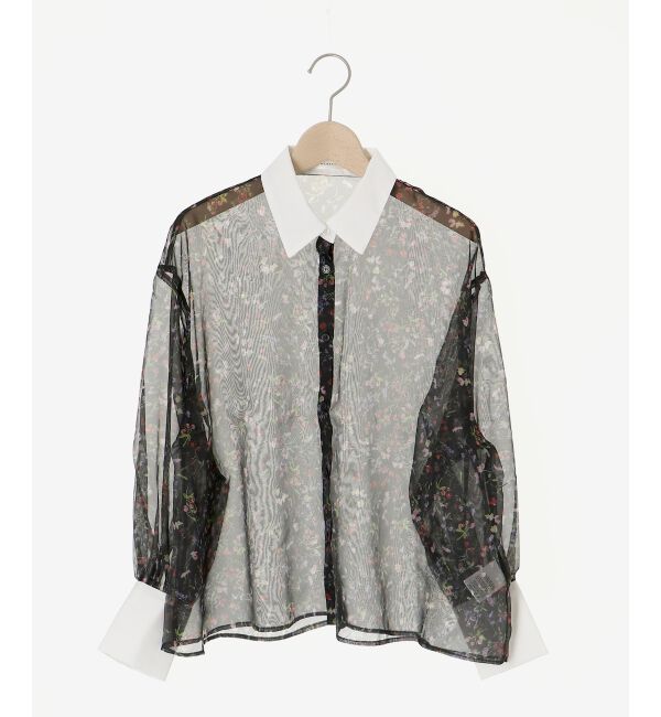 MAJESTICLEGON「Bloomingフラワーボウタイシャツ」|シャツ・ブラウス|