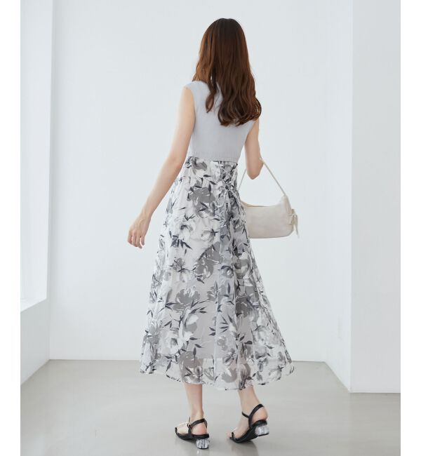 MAJESTICLEGON「レースアップノースリドッキングワンピ」|ワンピース|