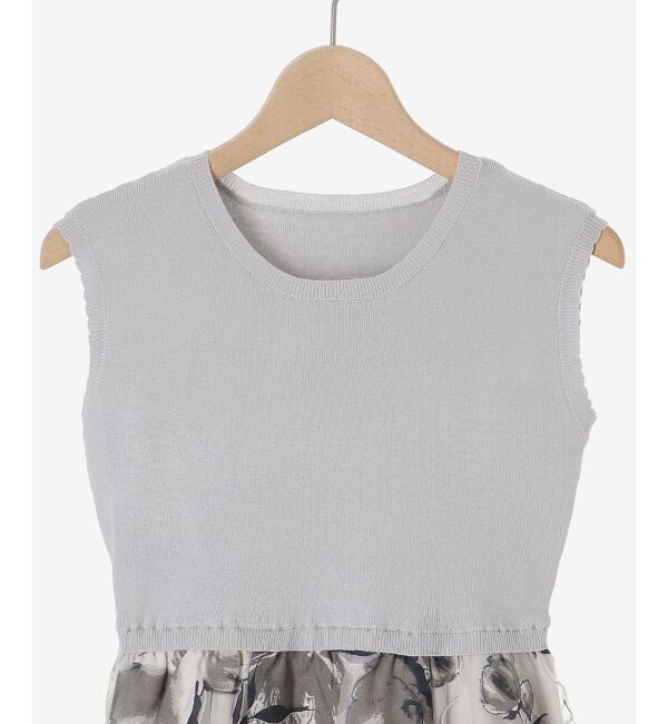 MAJESTICLEGON「レースアップノースリドッキングワンピ」|ワンピース|