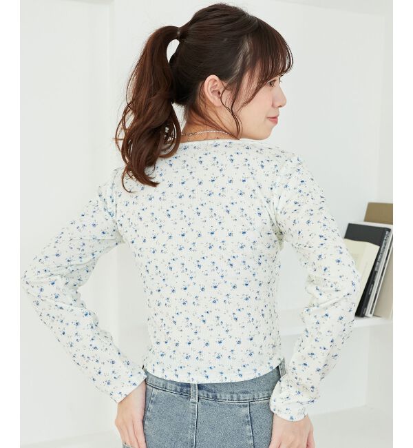  「キャミレイヤードライクカットトップス」|Tシャツ・カットソー|