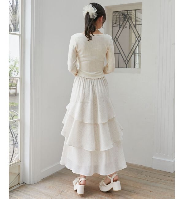  「キャミレイヤードライクカットトップス」|Tシャツ・カットソー|