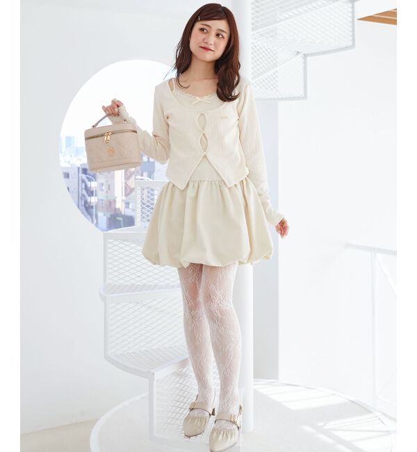  「キャミレイヤードライクカットトップス」|Tシャツ・カットソー|