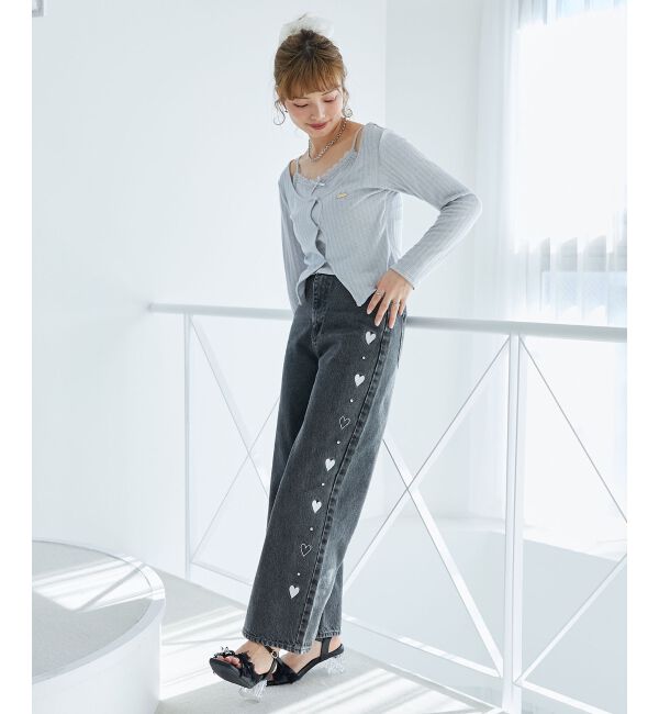  「キャミレイヤードライクカットトップス」|Tシャツ・カットソー|