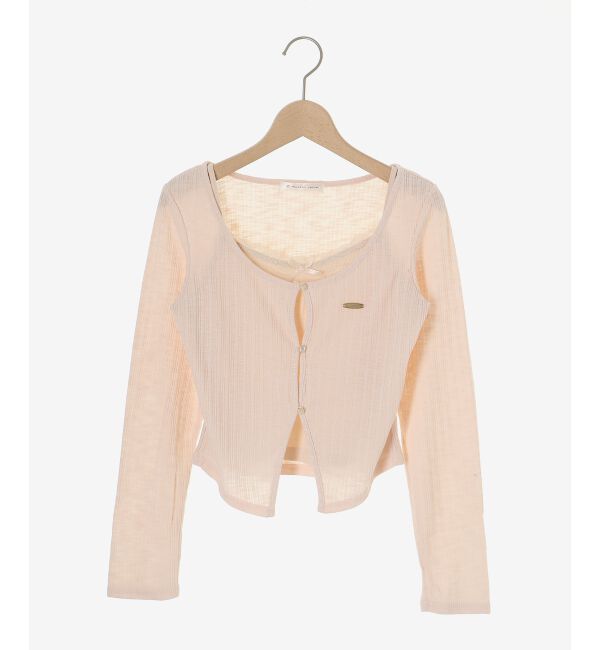  「キャミレイヤードライクカットトップス」|Tシャツ・カットソー|