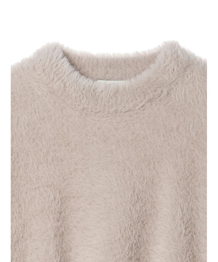 earth music&ecology「ロングシャギーハイネックプルオーバー」|ニット・セーター|