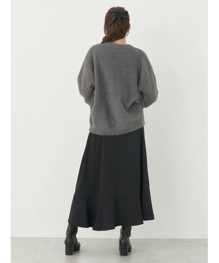 earth music&ecology「ロングシャギーハイネックプルオーバー」|ニット・セーター|