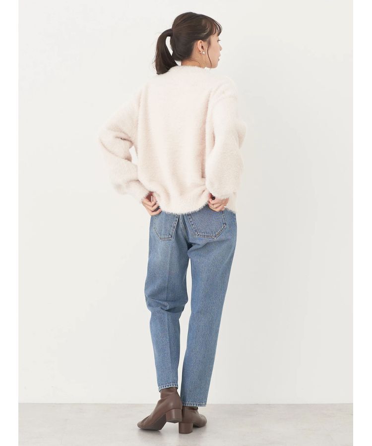 earth music&ecology「ロングシャギーハイネックプルオーバー」|ニット・セーター|