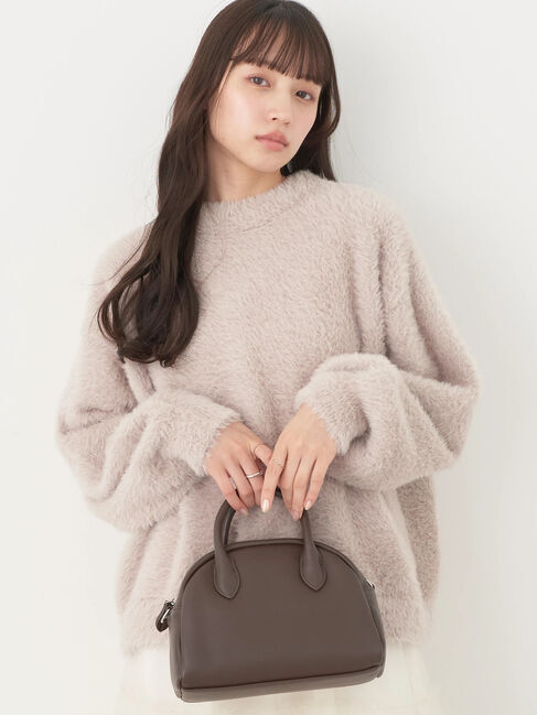 earth music&ecology「ロングシャギーハイネックプルオーバー」|ニット・セーター|